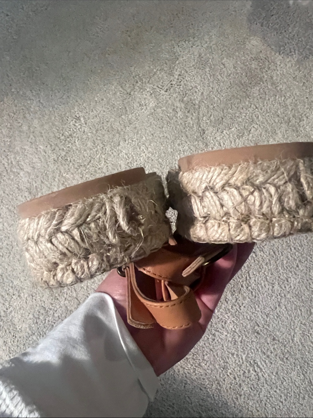 Soludos Sanibel Fisherman Sandals, Leather, Espadrille, Size 7 — image 5 of 5